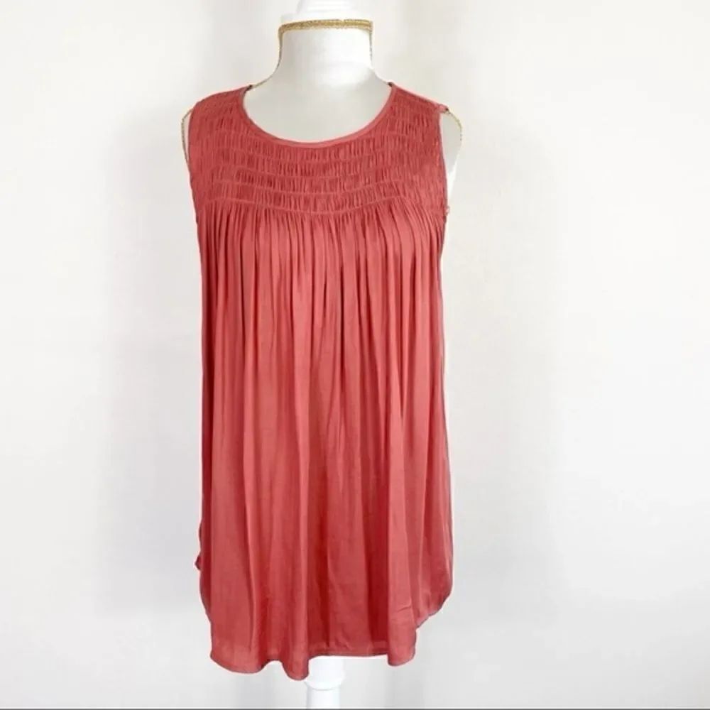 Dolan Left Coast | Anthropologie Flowy Sleeveless Blouse Top | M